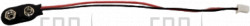 9 Volt Battery Buckle;;;;;;130mm;2.5-2PI - Product Image 9 Volt Battery Buckle;;;;;;130mm;2.5-2PI - Product Image