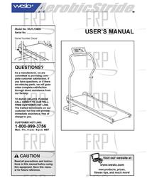 Owners Manual, WLTL13920 190157- - Product Image