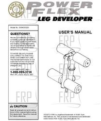 Owners Manual, GGMC03220 - Product Image
