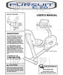 Owners Manual, WLEX13821 - Product Image