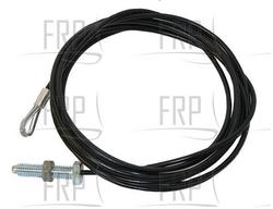Cable assembly, 169" - Product Image