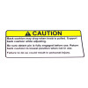 7021905 - Decal, Caution, English - Product Image