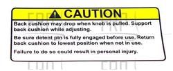 Decal, Caution, English - Product Image