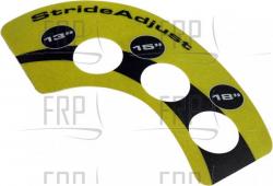 DECAL,PEDAL DISK,LT,13/15/18" - Product Image