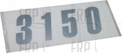 Decal, Label - Product Image