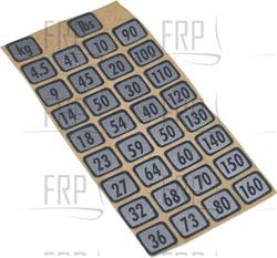 Decals, Weight Plates - Product Image