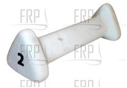 Dumbbell, 2 LB - Product Image