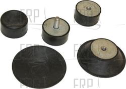 Feet Rubber Sets (5pcs) - Product Image Feet Rubber Sets (5pcs) - Product Image