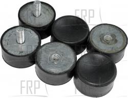 Feet Rubber Sets (6pcs) - Product Image Feet Rubber Sets (6pcs) - Product Image