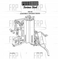 Instructions, Assembly - Product Image