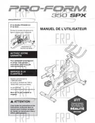 Manual, Owner's Canadian French - Image Manual, Owner's Canadian French - Image