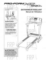 Manual, Owner's Canadian French - Image Manual, Owner's Canadian French - Image