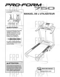 Manual, Owner's Canadian French - Image Manual, Owner's Canadian French - Image
