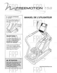 Manual, Owner's Canadian French - Image Manual, Owner's Canadian French - Image