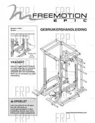 Manual, Owner's Dutch - Image Manual, Owner's Dutch - Image
