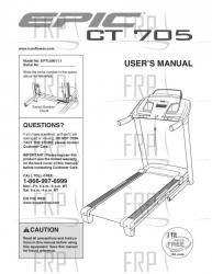 Manual, Owner's, EPTL690111 - Image