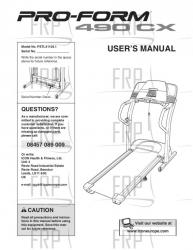 Manual, Owner's English - Image Manual, Owner's English - Image
