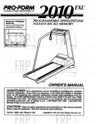 Manual, Owner's English - Image Manual, Owner's English - Image