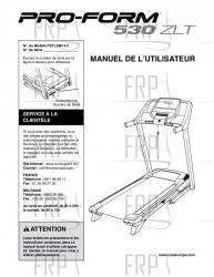 Manual, Owner's French - Image Manual, Owner's French - Image