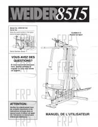 Manual, Owner's French - Image Manual, Owner's French - Image