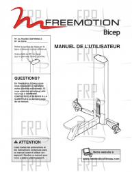 Manual, Owner's French - Image Manual, Owner's French - Image