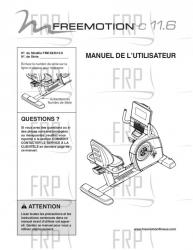Manual, Owner's French - Image Manual, Owner's French - Image