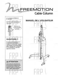 Manual, Owner's French - Image Manual, Owner's French - Image