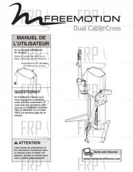 Manual, Owner's French - Image Manual, Owner's French - Image