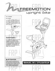 Manual, Owner's French - Image Manual, Owner's French - Image