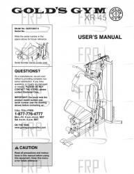 Manual, Owner's, GGSY20670 - Image