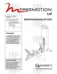 Manual, Owner's German - Image Manual, Owner's German - Image