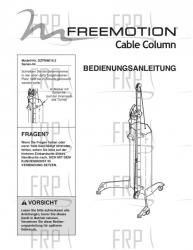 Manual, Owner's German - Image Manual, Owner's German - Image