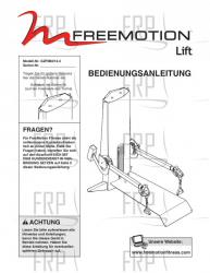 Manual, Owner's German - Image Manual, Owner's German - Image