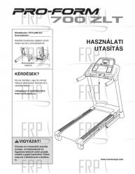 Manual, Owner's Hungarian - Image Manual, Owner's Hungarian - Image