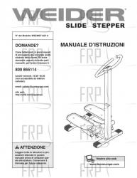 Manual, Owner's Italian - Image Manual, Owner's Italian - Image