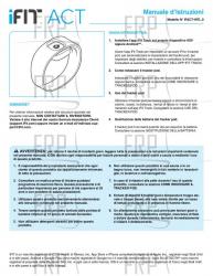 Manual, Owner's Italian - Image Manual, Owner's Italian - Image