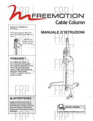 Manual, Owner's Italian - Image Manual, Owner's Italian - Image