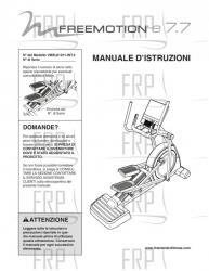 Manual, Owner's Italian - Image Manual, Owner's Italian - Image
