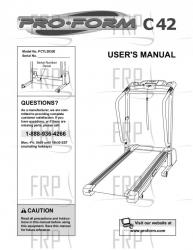 Manual, Owner's, PCTL29320 - Image