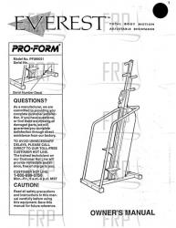 Manual, Owner's, PF089031 - Image Manual, Owner's, PF089031 - Image