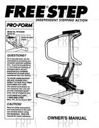 Manual, Owner's, PF103020 - Image Manual, Owner's, PF103020 - Image