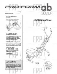 Manual, Owner's, PFBE194102 - Image