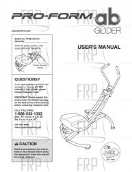 Manual, Owner's, PFBE194103 - Image Manual, Owner's, PFBE194103 - Image