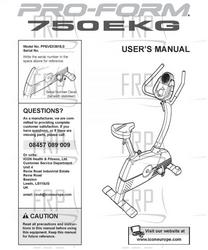 Manual, Owner's, PFEVEX39150 - Product Image