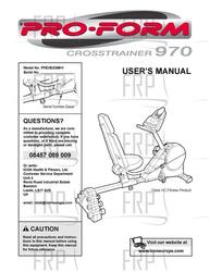 Manual, Owner's, PFEVEX39911,UK - Product Image