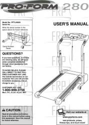Manual, Owners, PFTL29020 - Product Image