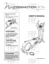 Manual, Owner's, SFCCEL160100 - Image