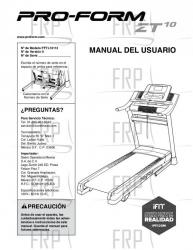 Manual, Owner's Spanish - Image Manual, Owner's Spanish - Image
