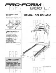 Manual, Owner's Spanish - Image Manual, Owner's Spanish - Image