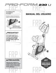 Manual, Owner's Spanish (GSP) - Image